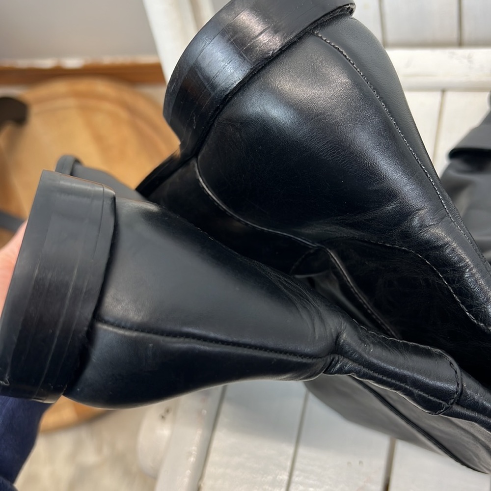 ⭐️Coach “Cayden” Tall Black Leather Riding Boots size 7.5B - Picture 8 of 12
